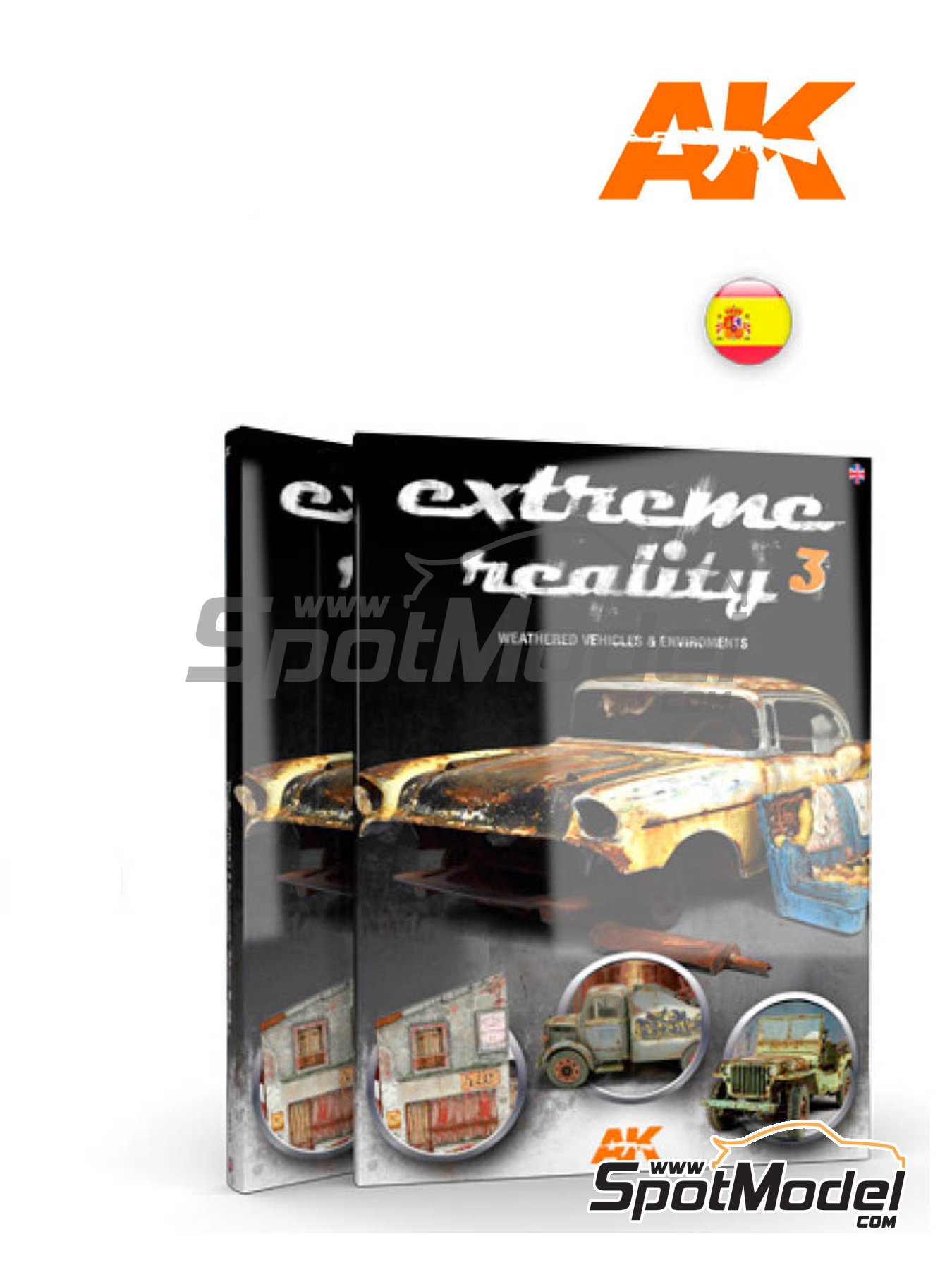 AK Interactive AK509: Book Extreme Reality 3 Vehiculos y entornos